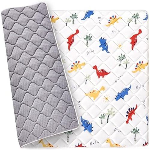 Premium Foam Baby Play Mat 50" X 50", Thick One-Piece Crawling Mat, Odorless Baby Mat Floor Mat, Non-Slip Cushioned Baby Playmat for Infants,Babies,Toddlers. Machine Washable for Easy Care.