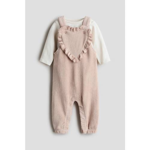 2-PIECE VELOUR AND JERSEY SET