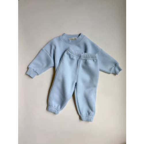 Warm Tracksuit - Baby Blue – Purely Little