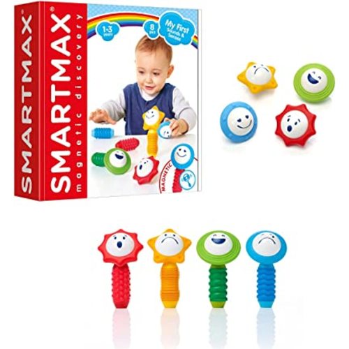 SmartMax My First Sounds & Senses Magnetic Discovery Building Kit for Ages 1+