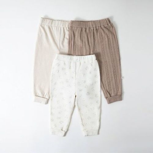 Picolette by Olivia Culpo Baby Oliver Dog Pants - Beige/Ivory 12M