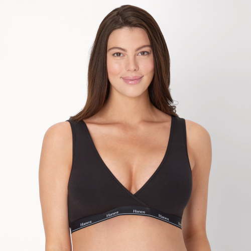 Hanes Women's Maternity Lounge Nursing Bralette Style MAT003 Up to 2XL Comfortable breathable cotton blend