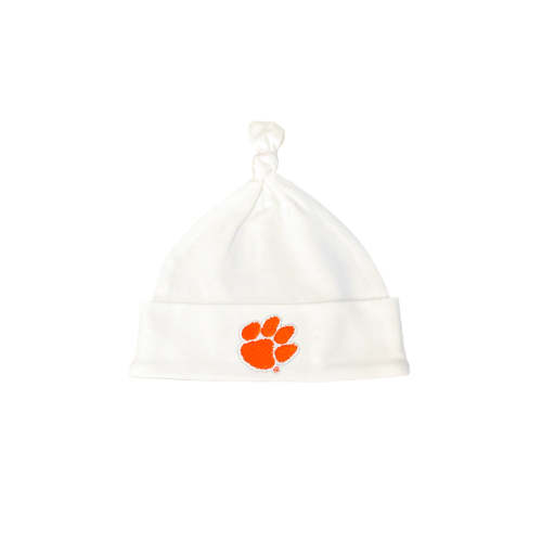 Clemson Infant Knotted Cap