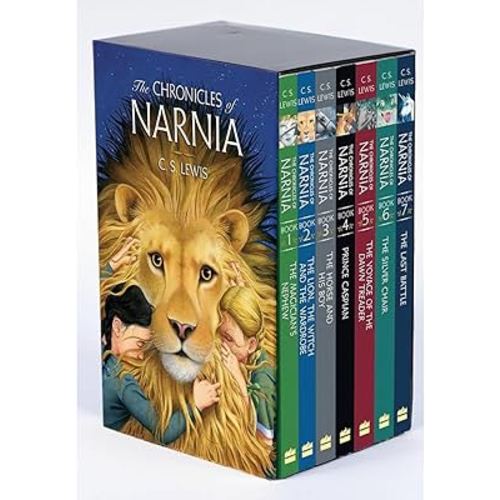 The Chronicles of Narnia 8-Book Box Set + Trivia Book Includes The Magician's Nephew,The Lion the Witch and the Wardrobe, The Horse and His Boy,Prince Caspian, The Voyage of the Dawn Treader ,The Silver Chair, The Last Battle, +Trivia Book +Bookmark