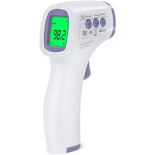 MOBI - Non-Contact Forehead Digital Thermometer with Object Temperature Mode - Touchless with High Fever Indicator - No Touch Thermometer for Baby, Kids, & Adults - Intrusive Free Readings