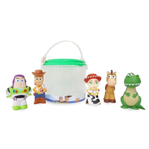 Disney Store Official Bath Set (Toy Story) - Kids Bath Accessories with Beloved Disney Characters - Colorful and Fun Bath Time Essentials for Kids - Suitable for All Ages