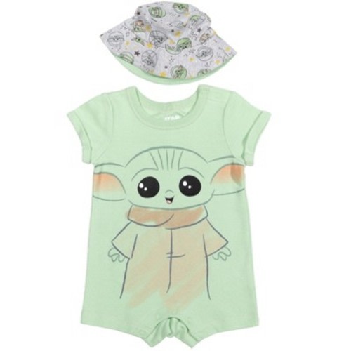 Star Wars The Child Romper and Sunhat, Size: 3-6 months