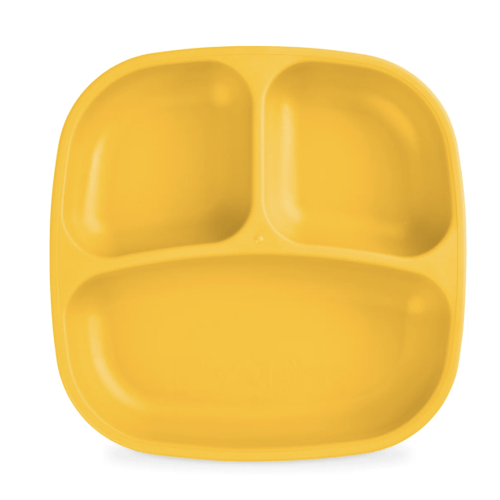 7" Divided Plate | Plastic Divided Dinner Plates | Toddler Plates – Re-Play