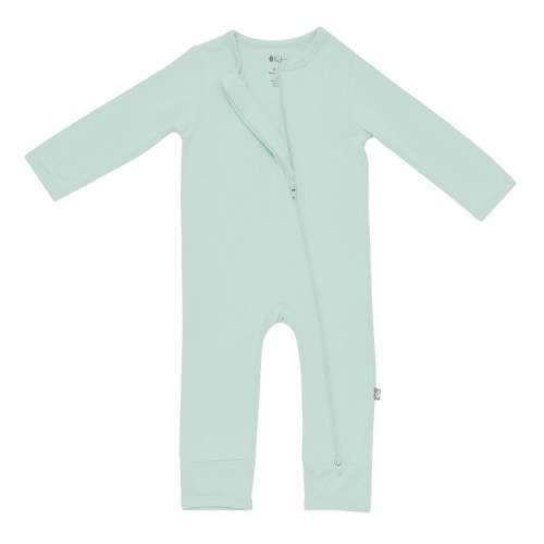 Zippered Romper in Sage | Romper Pajamas | Kyte Baby