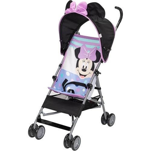 Disney Baby Character Umbrella Stroller, Eye-catching, Fun, 3D Stroller, Minnie Play All Day