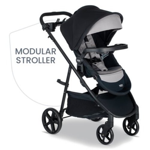 Free Shipping! Britax Brook+ Modular Baby Stroller, Infant Stroller with 4 Ways to Stroll, Graphite Onyx, 23 lb.