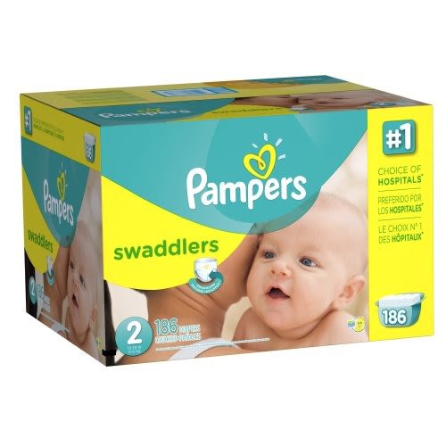 Pampers Swaddlers Diapers -  Two