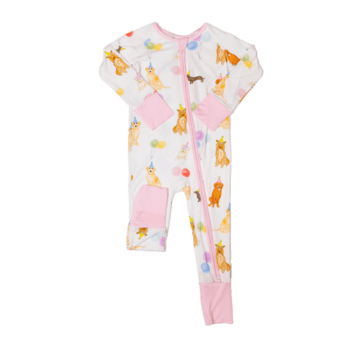 Sleep Romper - Dog Party