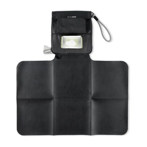 Skip Hop Easy-Clean Slate Travel Baby Changing Pad - Black