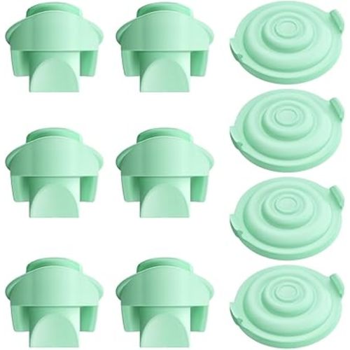 6pcs Duckbill Valves and 4pcs Pump Seals Diaphragm Compatible with Elvie Breast Pump, Replace for Elvie Pump Valves and Diaphragm, Pump Seal Used for Original Flange and Elvie Accessories