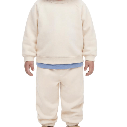 BASIC SWEATSHIRT AND JOGGER PANTS SET - Ecru | ZARA United States