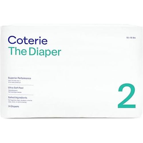 Coterie Size 2 Diaper, 31 CT