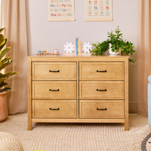 Charlie 6 Drawer 46.625" W Double Dresser