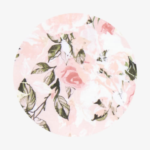 Ultra-Soft Crib Sheet | Vintage Pink Rose | Baby Girl Nursery