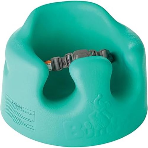 Bumbo Baby Floor Seat, Portable Infant Sit Up Activity and Eating Chair, Aqua