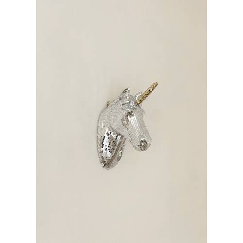 disco unicorn wall mount