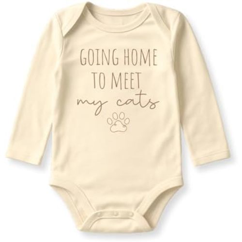 Going Home to Meet My Cats Baby Bodysuit Newborn Outfit