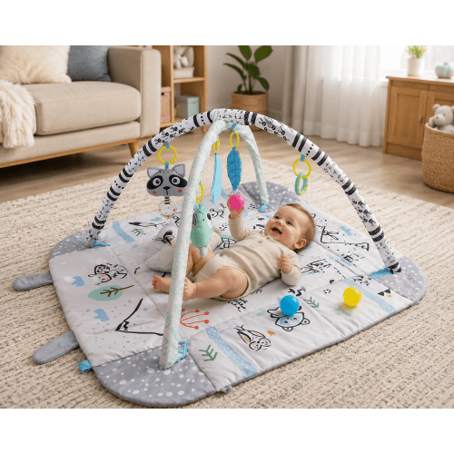 Montessori Multifunctional Baby Playmat with Safety Fence – Alvalume