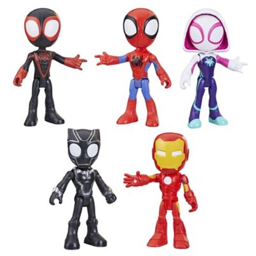 Marvel Spidey and His Amazing Friends, Hero Collection Pack, 5 Action Figures