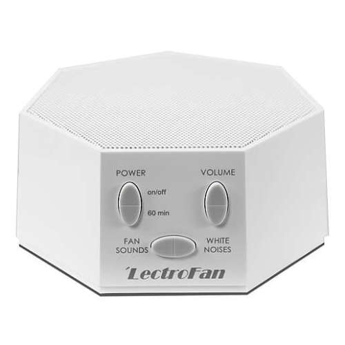 LectroFan Sound Therapy Machine in White