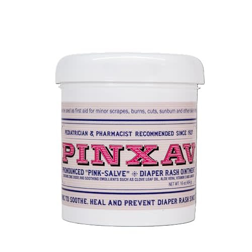 PINXAV Healing Cream, Fast Relief for Diaper Rash, Eczema, Chafing, Bed Sores, Acne, and Minor Cuts and Burns (16 OZ)