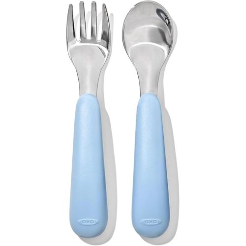 OXO Tot Fork and Spoon Set - Dusk