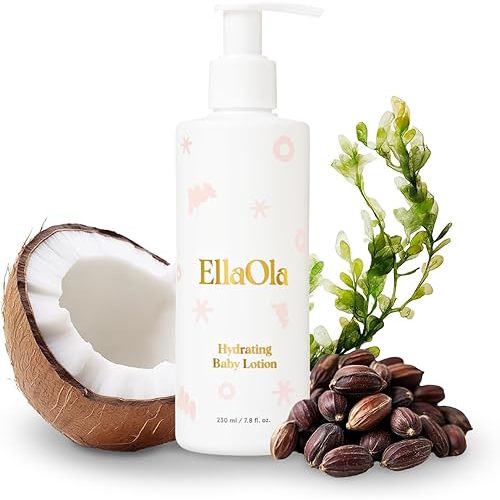 Soothing Baby Lotion for Dry, Eczema Prone & Sensitive Skin with Jojoba Oil + Squalane - Moisturizing, Nourishing Lotion for Newborns, Babies & Kids, Fragrance Free | 7.8 fl. oz.