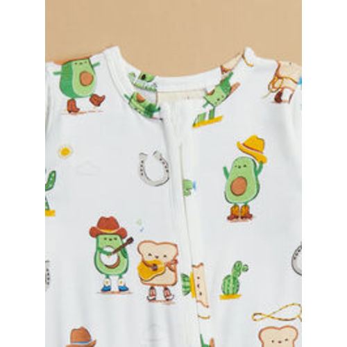 Rodeo Avo Toast Footie in Multi | Tullabee