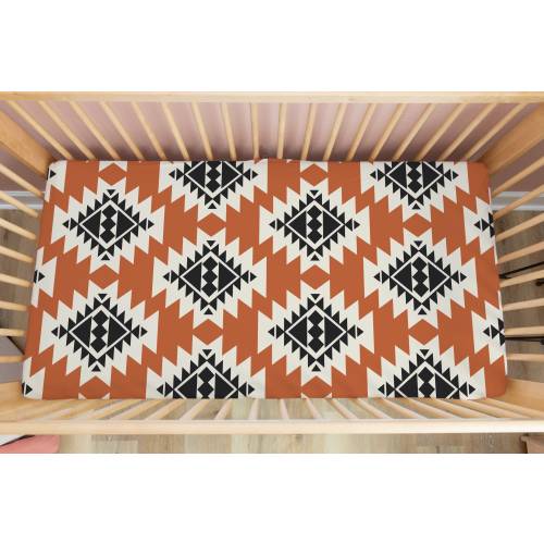 Southwestern Crib Sheet, Western Nursery, Cowboy Nursery, Cowboy Crib Sheet, Western Crib Sheet, Aztec Baby Bedding, Boy Baby Shower Gift