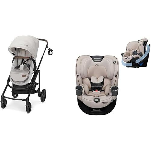 Maxi-Cosi Tayla Max Modular Stroller and Emme 360 Rotating Car Seat Bundle