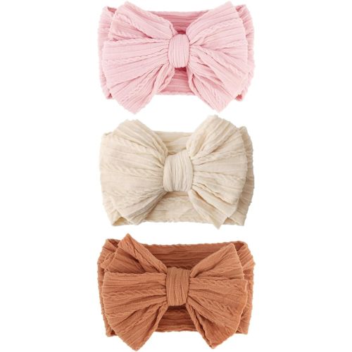 Baby Bows Headbands Nylon Baby Girl Headbands Soft Handmade Hairbands Toddler Hair Accessories for Girls Baby Newborn Infant Kids