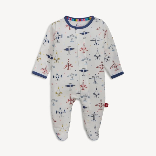 Magnetic Me Just Plane Fun Footie (Baby Boy) at Von Maur
