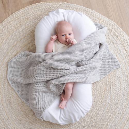 Waffle Baby Blankets - 40" Baby Shower Gifts, Newborn Swaddle Blanket, Breathable Receiving Blanket for Winter, New Baby Hospital Swaddle