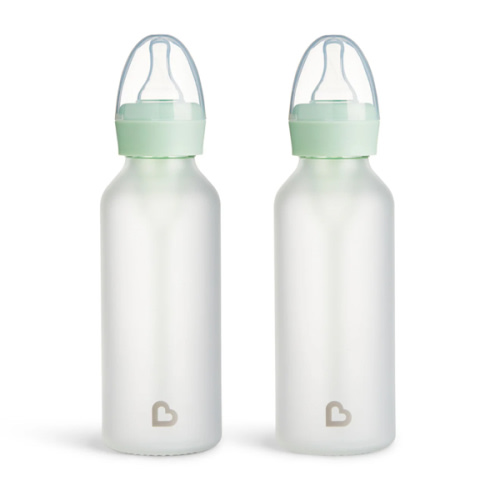 Bond™ Silicone Glass Bottle 4oz or 8oz, 2pk | Munchkin