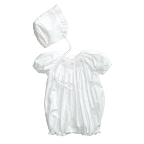 Baby Girls Smocked Bubble Romper