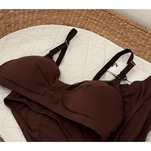 Luxe Nursing Bra XL (Cocoa Brown) – Embrace Maternity