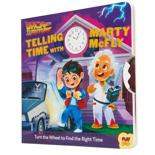 Back to the Future: Telling Time with Marty McFly: (Pop Culture Board Books, Teaching Telling Time, Books about Telling Time) (PlayPop)