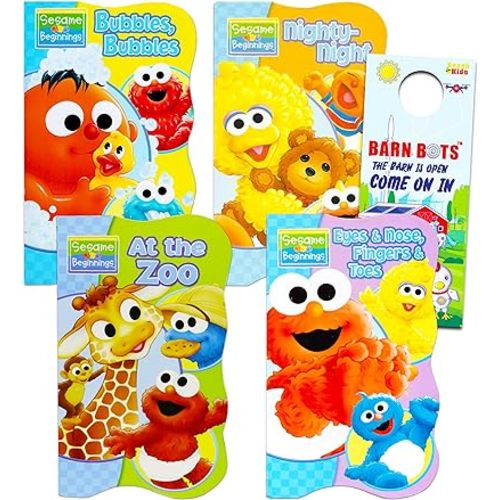 Sesame Street Beginnings Board Books - Set of Four
