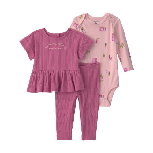Carter's Child of Mine Baby Girl Outfit Set, 3-Piece, Sizes 0/3-24 Months