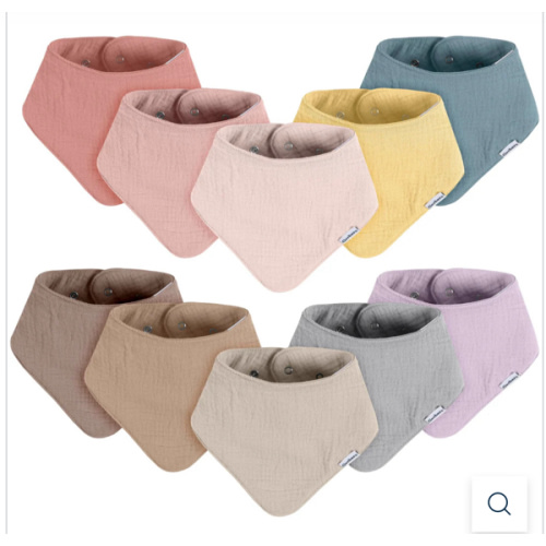 10-Pack Baby Girls Multi Pink Muslin Bandana Bibs – Gerber Childrenswear