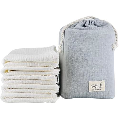 Softlogy Baby Burp Cloths