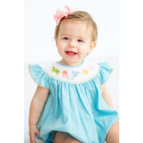 Smocked Sea Animals Bubble for Girls I Ruth and Ralph