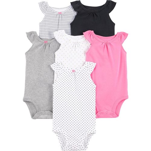 Simple Joys by Carter's Baby-Girls 6-Pack Short-Sleeve Bodysuit