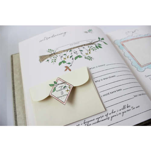Customizable, Hand-Crafted Baby Journal