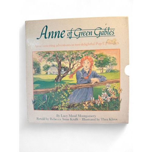 Anne of Green Gables Pop-Up Book Set – 2 Vol. 1990s Anytime Books Boxed Edition